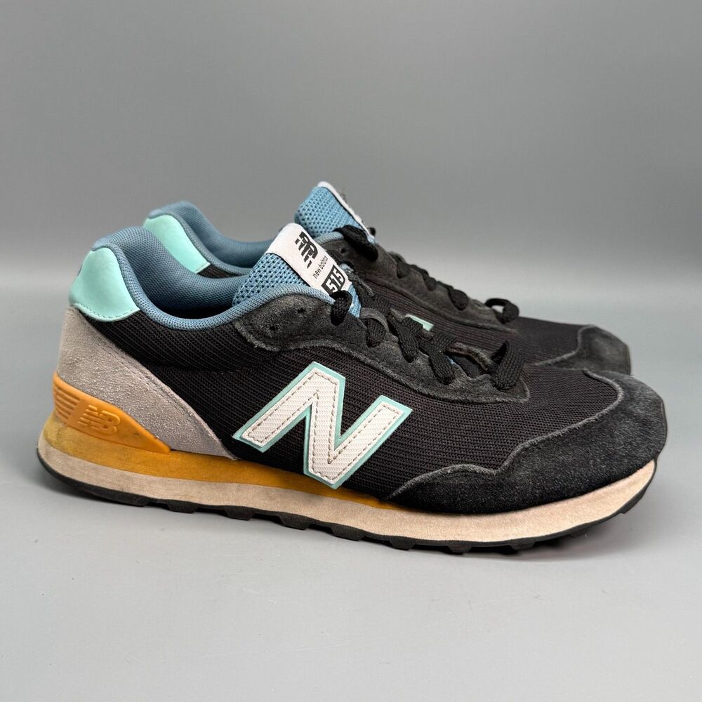 New Balance 515 V3 Athletic Running Sneakers Women 8 Black Lace-Up Low Top Shoes
